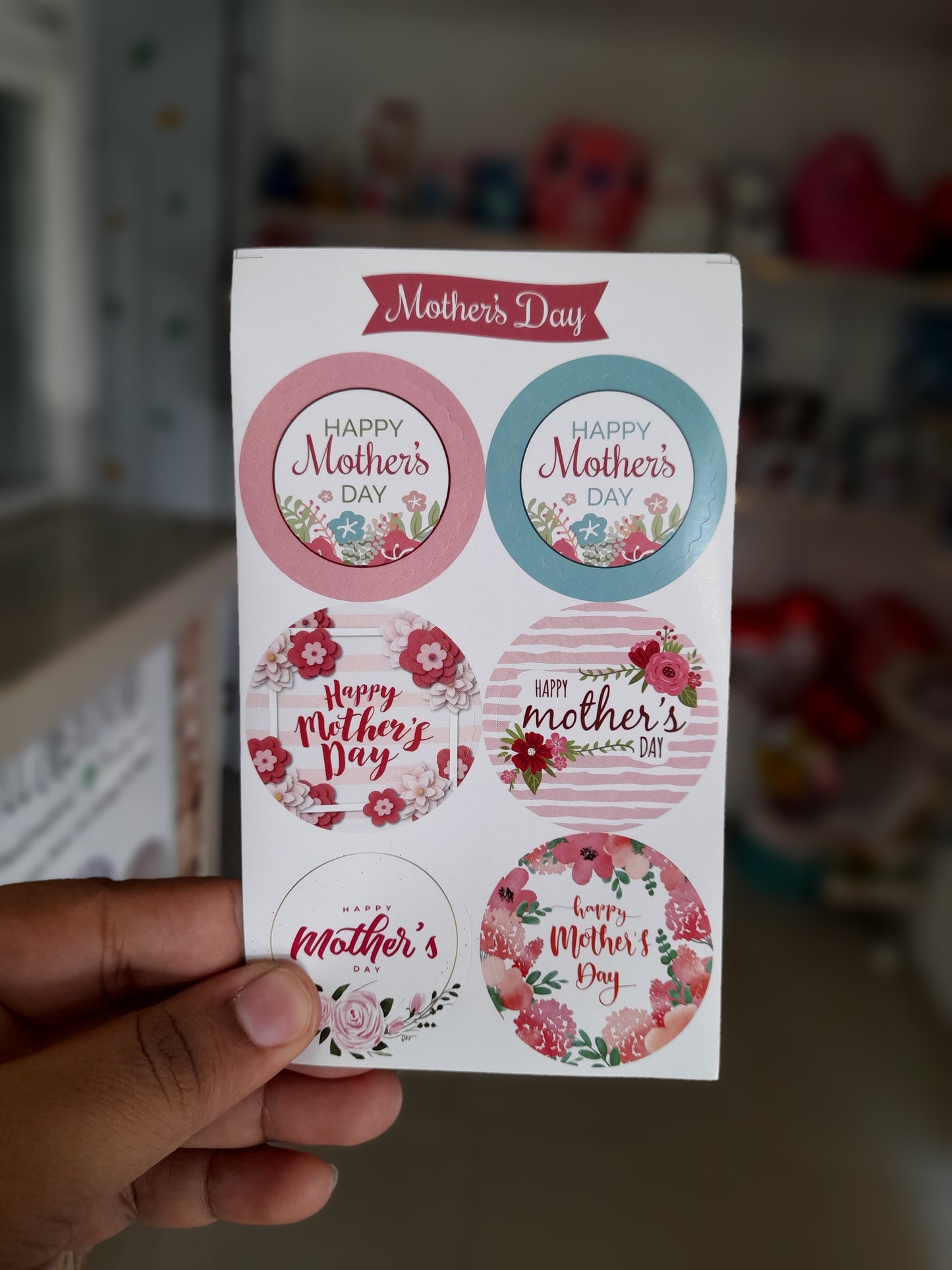 Dv pegatina día de las madres 1.8M