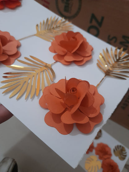 Rosas de Papel 2 Pulgadas
