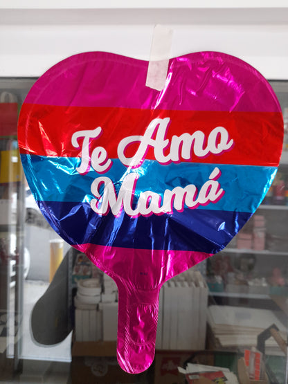 7.6 Globos metálicos 9 pulg motivo de las madres 1.8M