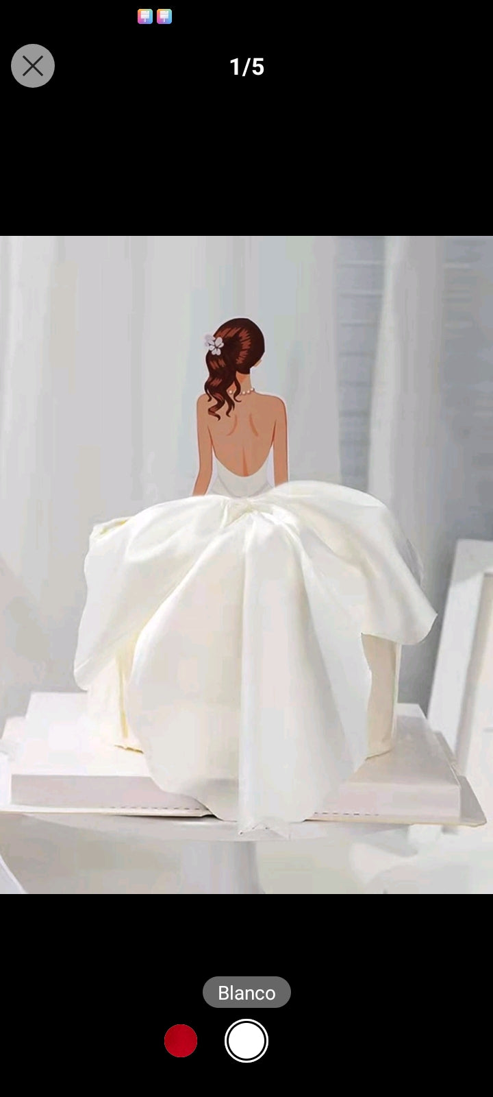 1.2 topper vestido blanco