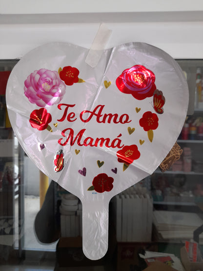 7.6 Globos metálicos 9 pulg motivo de las madres 1.8M
