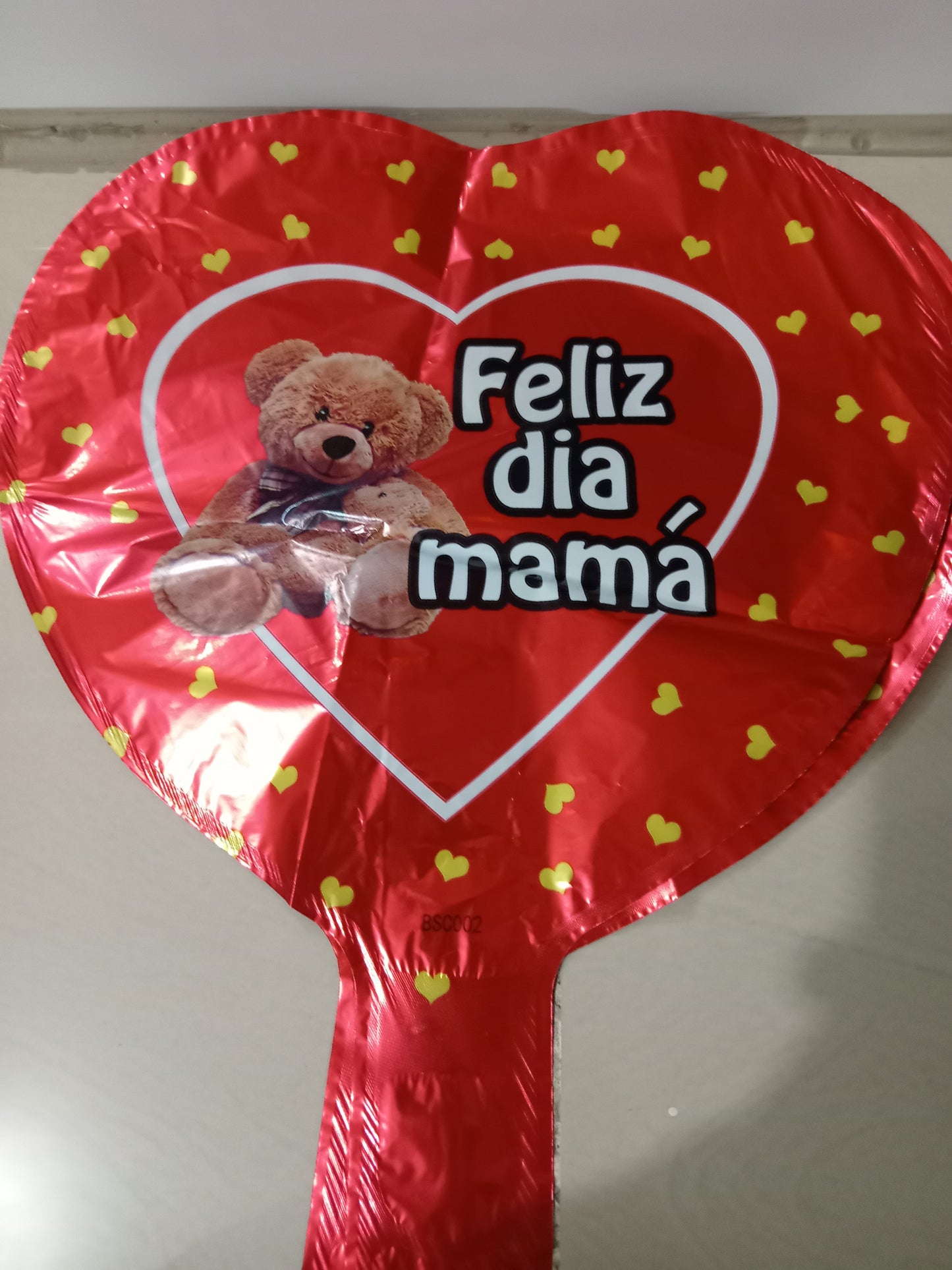 7.6 Globos metálicos 9 pulg motivo de las madres 1.8M