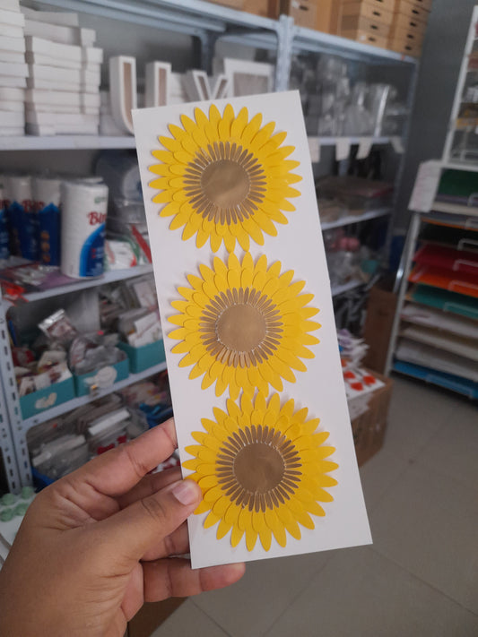 Girasol decorativo de 3.5 pulgadas