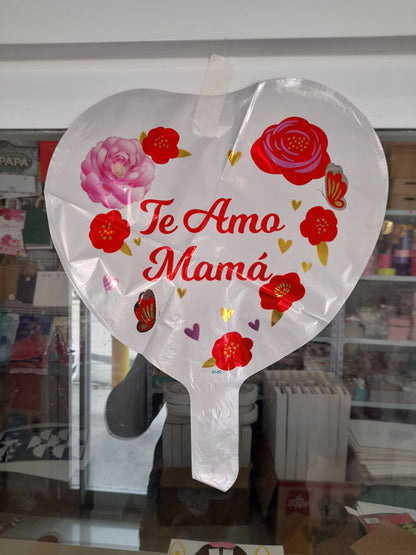 7.6 Globos metálicos 9 pulg motivo de las madres 1.8M
